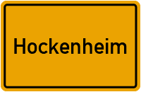 Stadtzeichen von Hockenheim